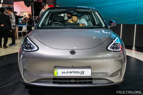 Proton eMas 5 CKD shown in Malaysia – new tonneau cover also for current owners, still 325 km, fr RM57k