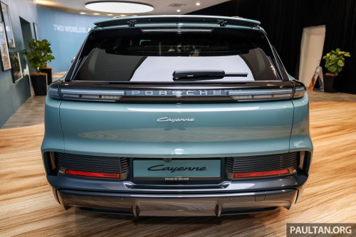 2026 Porsche Cayenne Electric previewed in Malaysia: 1,156 PS, 669 km WLTP, Active Ride, wireless charging