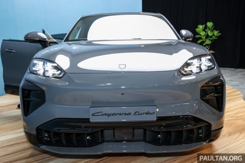 2026 Porsche Cayenne Electric previewed in Malaysia: 1,156 PS, 669 km WLTP, Active Ride, wireless charging