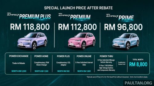Proton, Battery, 2026 Proton eMas 7 Premium Plus launched with 68.39 kWh battery, 115 kW DC, 450 km WLTP; RM119k OTR
