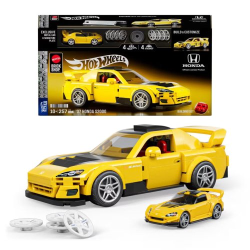 Honda, Honda Civic, Mattel expands Brick Shop range with custom Honda Civic EF and S2000 – comes with matching Hot Wheels