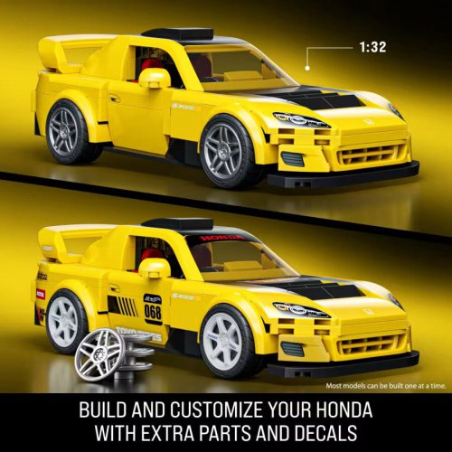 Mattel expands Brick Shop range with custom Honda Civic EF and S2000 – comes with matching Hot Wheels
