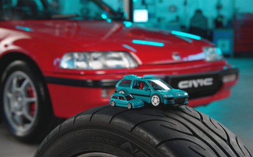 Honda, Mattel expands Brick Shop range with custom Honda Civic EF and S2000 – comes with matching Hot Wheels