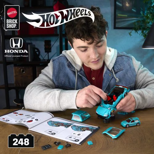 Mattel expands Brick Shop range with custom Honda Civic EF and S2000 – comes with matching Hot Wheels