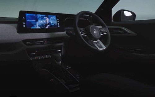 Mitsubishi Xforce, Mitsubishi, New Mitsubishi Xforce teaser shows Yamaha sound system, fabric-covered dash – open for booking in Feb