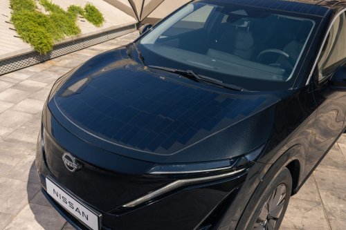 Nissan, Nissan Ariya, Nissan Ariya charges via solar panels – 23 km of free range per day, up to 65% fewer charging stops