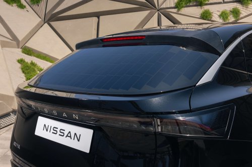 Nissan Ariya charges via solar panels – 23 km of free range per day, up to 65% fewer charging stops