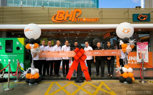 BHPetromart new look and eNak ready-to-eat kiosk launched – coffee and pastries for your pit stop