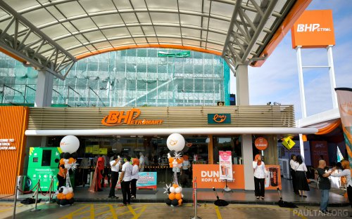 BHPetromart new look and eNak ready-to-eat kiosk launched – coffee and pastries for your pit stop