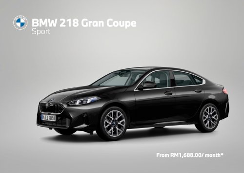BMW 218 Gran Coupe with Iconic Glow, 150 units only