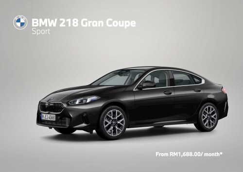 BMW 218 Gran Coupe with Iconic Glow, 150 units only