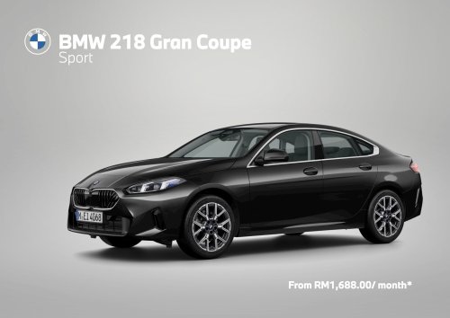 BMW 218 Gran Coupe with Iconic Glow, 150 units only