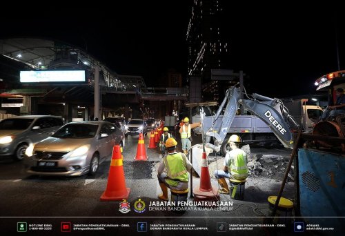 DBKL issues 11 compound notices to six construction contractors for not complying with roadworks rules