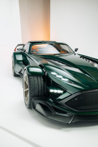 Donkervoort P24RS – two-seater with 600 hp/800 Nm 3.5L V6, 780 kg dry weight; limited to 150 units