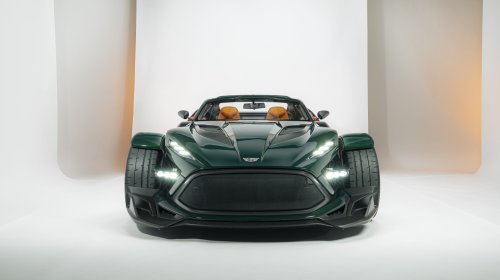 Donkervoort P24RS – two-seater with 600 hp/800 Nm 3.5L V6, 780 kg dry weight; limited to 150 units