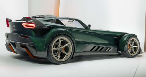 Donkervoort P24RS – two-seater with 600 hp/800 Nm 3.5L V6, 780 kg dry weight; limited to 150 units