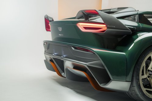 Donkervoort P24RS – two-seater with 600 hp/800 Nm 3.5L V6, 780 kg dry weight; limited to 150 units