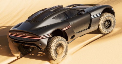 Genesis X Skorpio Concept – 1,115 PS/1,153 Nm V8 engine; carbon-bodied, tubular framed off-roader