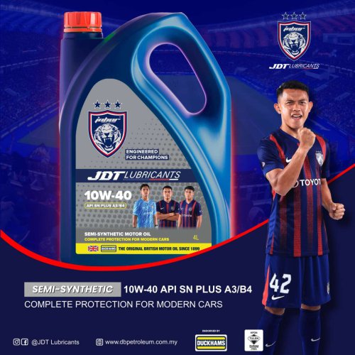 JDT Lubricants Passenger Car Engine Oil launched