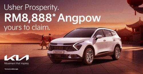Kia, Kia Sportage, Receive a big RM8,888 ang pow this CNY when you purchase a Kia Sportage between February 11-15, 2026