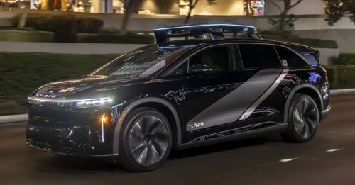 Lucid, Robotaxi, Lucid Gravity 6-passenger robotaxi unveiled at CES 2026 –  to enter service in San Francisco, US this year