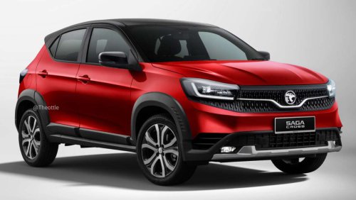 Proton Saga Cross rendered again by Theophilus Chin with MC3 styling – AMA, 1.5L i-GT 4-cyl, hybrid too?