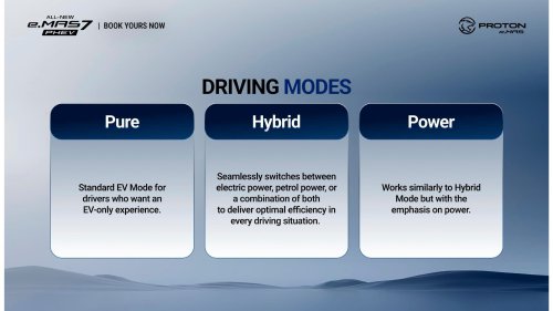 Proton eMas 7 PHEV open for booking – 3 variants, 2 battery choices, up to 996 km WLTP, RM110k-130k est