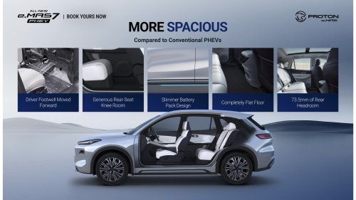 Proton eMas 7 PHEV open for booking – 3 variants, 2 battery choices, up to 996 km WLTP, RM110k-130k est