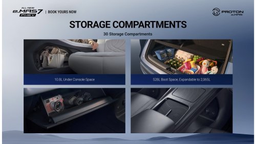 Proton eMas 7 PHEV open for booking – 3 variants, 2 battery choices, up to 996 km WLTP, RM110k-130k est