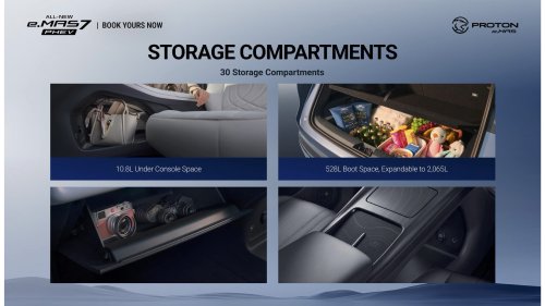 Proton eMas 7 PHEV open for booking – 3 variants, 2 battery choices, up to 996 km WLTP, RM110k-130k est