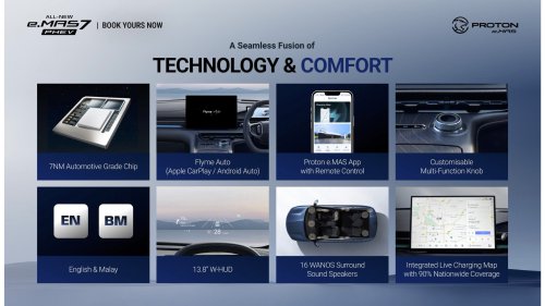 Proton eMas 7 PHEV open for booking – 3 variants, 2 battery choices, up to 996 km WLTP, RM110k-130k est