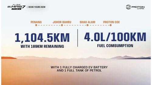 Proton eMas 7 PHEV open for booking – 3 variants, 2 battery choices, up to 996 km WLTP, RM110k-130k est