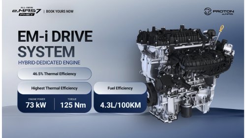 Proton eMas 7 PHEV open for booking – 3 variants, 2 battery choices, up to 996 km WLTP, RM110k-130k est