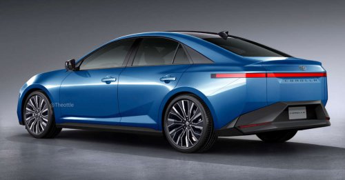 Next-gen Toyota Corolla rendered by Theophilus Chin