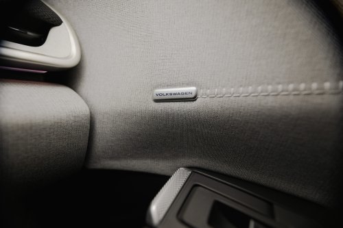 2026 Volkswagen ID. Polo cabin shown – EV hatchback brings back wider use of buttons for key functions