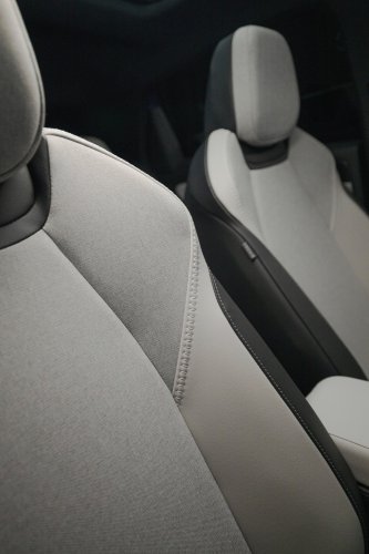 2026 Volkswagen ID. Polo cabin shown – EV hatchback brings back wider use of buttons for key functions