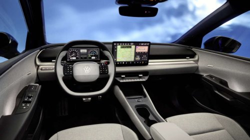 Volkswagen, Volkswagen Polo, Hatchback, 2026 Volkswagen ID. Polo cabin shown – EV hatchback brings back wider use of buttons for key functions