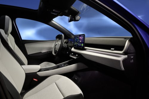 2026 Volkswagen ID. Polo cabin shown – EV hatchback brings back wider use of buttons for key functions