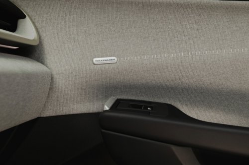 2026 Volkswagen ID. Polo cabin shown – EV hatchback brings back wider use of buttons for key functions