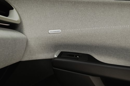 2026 Volkswagen ID. Polo cabin shown – EV hatchback brings back wider use of buttons for key functions