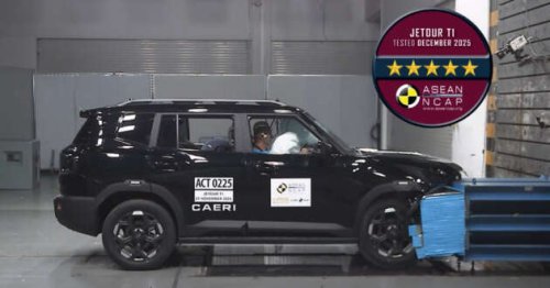 Jetour T1 ASEAN NCAP – five-star rating awarded under outgoing 2021-2025 assessment protocol