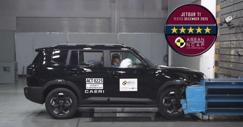 Jetour T1 ASEAN NCAP – five-star rating awarded under outgoing 2021-2025 assessment protocol