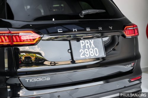 Chery Tiggo 8 1.6T full showroom gallery in Malaysia – non-Pro model is cheapest 7-seat Chery at RM129,800