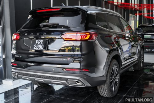 Chery Tiggo 8 1.6T full showroom gallery in Malaysia – non-Pro model is cheapest 7-seat Chery at RM129,800