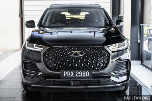 Chery Tiggo 8 1.6T full showroom gallery in Malaysia – non-Pro model is cheapest 7-seat Chery at RM129,800