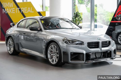 BMW, BMW M2, 2026 G87 BMW M2 M Performance parts in Malaysia – carbon-fibre exterior parts, titanium silencer; RM132k