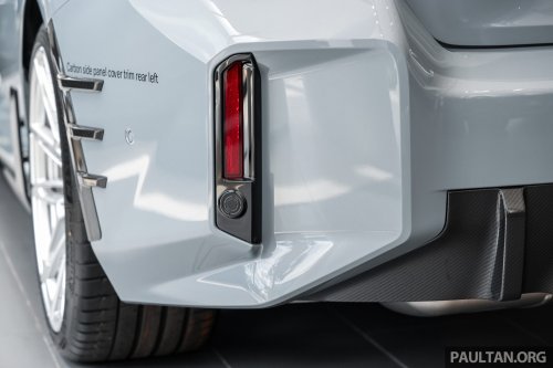 2026 G87 BMW M2 M Performance parts in Malaysia – carbon-fibre exterior parts, titanium silencer; RM132k