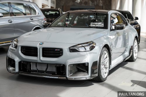 2026 G87 BMW M2 M Performance parts in Malaysia – carbon-fibre exterior parts, titanium silencer; RM132k