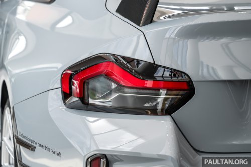 2026 G87 BMW M2 M Performance parts in Malaysia – carbon-fibre exterior parts, titanium silencer; RM132k