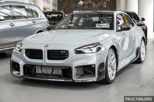 2026 G87 BMW M2 M Performance parts in Malaysia – carbon-fibre exterior parts, titanium silencer; RM132k